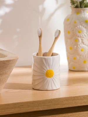 LC Waikiki Çiçek Figürlü Seramik Dış Fırçalık  (S6)