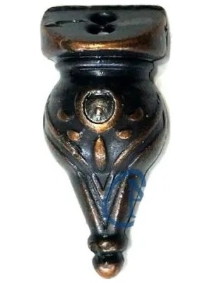 Najmaddin Minare Sandık Ayağı, Kutu Ayak 3 cm - Eskitme, 100 Adet