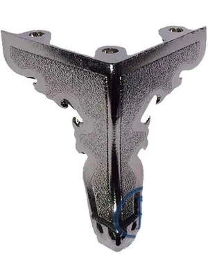 Hayat Store Kelebek Sandık Ayağı, Kutu Ayak 5,5 cm - Nikel, 50 Adet