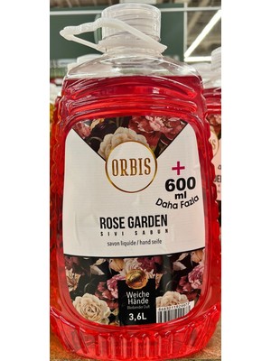 Orbis Sıvıel Sabunu Rose Garden 3.6lt