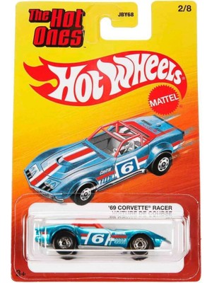 Hot Wheels The Hot Ones Die Cast Tekli Arabalar JBY68 -  69 Corvette Racer JKX41