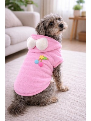 Feyza Design Yumuşak Peluş Köpek Sweatshirt, 2-9 Kg, Rahat ve Şık Tasarım