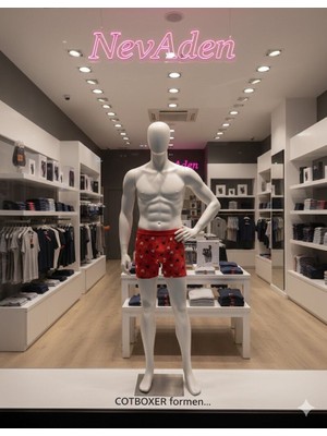 Cotboxer Pamuklu Desenli Erkek Boxer Nefes Alabilen Kumaş Yapısı Playboy Model 2xl - Desenli