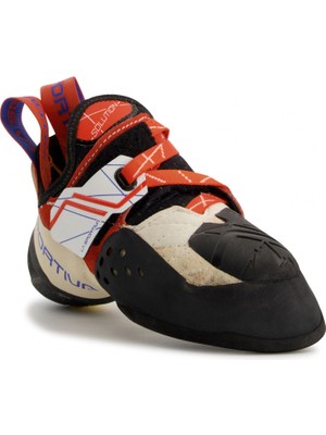 La Sportiva Solution – Kadın Tırmanış Ayakkabısı Beyaz-Turuncu - 35½