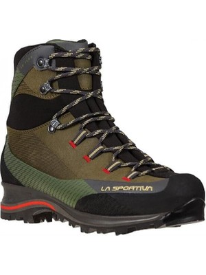 La Sportiva Trango Trk Leather Gtx – Gore-Tex Erkek Trekking Botu Yeşil-Kırmızı - 41½