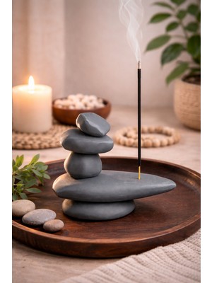 Zen Taş Tasarımlı Dekoratif Tütsülük