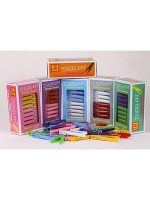 PremiumPort Sağlam Çelik Çamaşır Mandalı, Güçlü ve Dayanıklı Yaylı Mandal