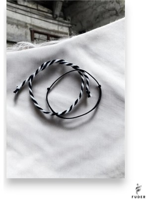 Fuder 2'li Siyah ve Marteniçka Bileklik (20 Adet)