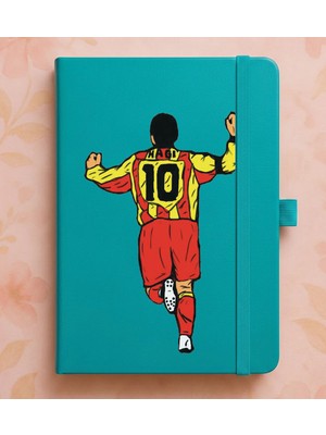 Adasena Tarihsiz 192 Sayfa Mini Termo Defter Baskılı Desenli 9X14 cm Turkuaz - HAGI10