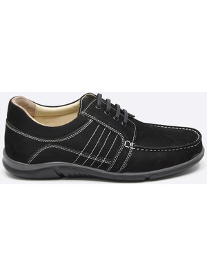 Hakan Ayakkabı M006 Nubuk Deri Bağcıklı Günlük Ayakkabı