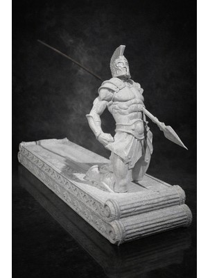 Otscraft Studio Romalı Asker Figürlü Dekoratif Tütsülük Saklama Hazneli Tasarım