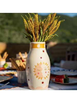 Matmel Deco Sun Madness Vazo - Renkli - 27 cm
