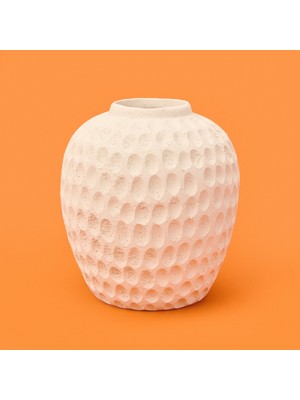 Matmel Deco Hermosa Vazo - Bej - 21 cm