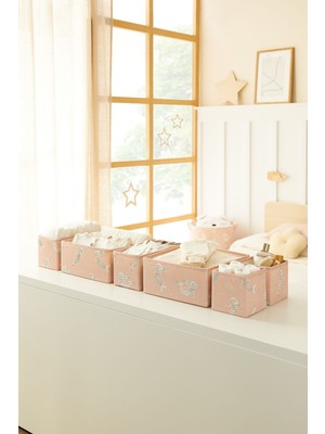 PremiumPort 6'lı Deniz Kızı Çekmece Içi Dolap Organizer Seti, Çocuk Odası Saklama