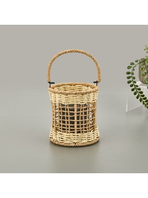 Matmel Deco Fuego Mumluk - Bej / Krem - 13X14 cm