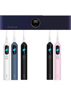 Braventa Collection Şarj Edilebilir Diş Fırçası Tutacağı Tam Otomatik Sensörlü Uv Sterilizatör (Led Teknolojisi) Mavi