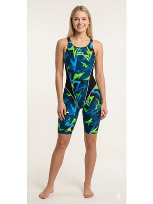 Mad Wave Kız Çocuk Mayo Kneeskin Junior Pbt J7