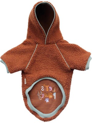 Feyza Design Yumuşak ve Rahat Peluş Kapüşonlu Köpek Sweatshirt, Şık ve Kullanışlı Tasarım