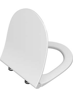 Braventa Collection Vitra Sento 120-003-009 Ince Klozet Kapağı, Yavaş Kapanır, Beyaz