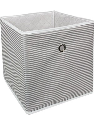 PremiumPort Çok Amaçlı Gri Saklama Kutusu, Düzenleyici, 3X30X30 cm