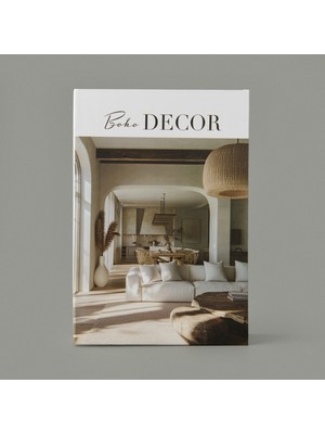 Matmel Deco Boho Decor Dekoratif Kutu - Beyaz / Krem - 27 cm