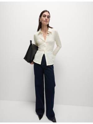 Marks & Spencer Dokulu Regular Fit Bluz