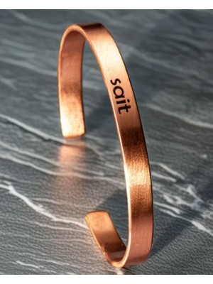 Neefy Saf Bakır El Işçiliği Ince ve Şık Bileklik