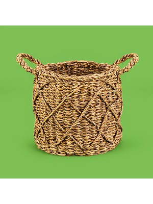 Matmel Küçük Boy Dekoratif Sepet - Kahverengi