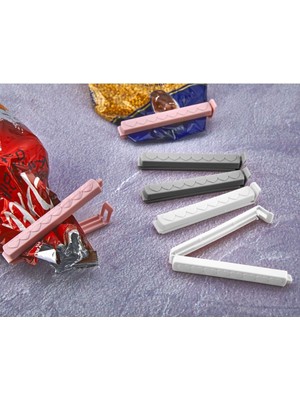 PremiumPort Çeşitli Boyutlarda Güçlü ve Pratik Plastik Poşet Klipsleri Seti