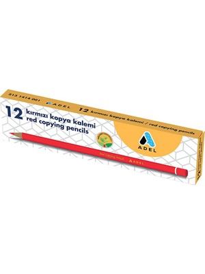 Braventa Collection Kırmızı Kopya Boya Kalemi, 12’li Set, Parlak Renk, Kolay Açılır, Dayanıklı Gövde, Okul ve Ofis Için