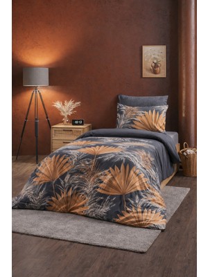 UYGURİYE Tek Kişilik Nevresim Takımı Yorgan Kılıfı %70 Pamuk Çiçek Desen+ Lastikli Çarşaf+ Yastık Kılıfı