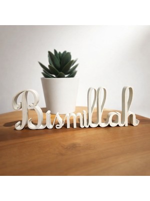 Bismillah Masaüstü Dekor – Ev ve Ofis Için