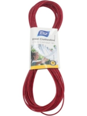 PremiumPort Çelik Tel Çamaşır Ipi 10 Metre, 2 Adet Sağlam ve Kullanışlı Set