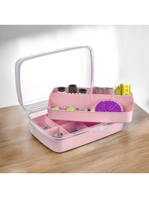 PremiumPort Premium Organize Kutu, Dikiş ve Boncuk Saklama, 2'li Set