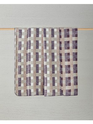 Braventa Collection Magnet Pamuklu King Size Battaniye Krem - Bordo