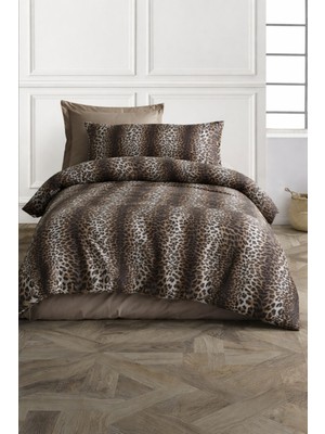 UYGURİYE Tek Kişilik Nevresim Takımı Yorgan Kılıfı %70 Pamuk Nakişli Desen+ Lastikli Çarşaf+ 1 Yastık Kılıfı