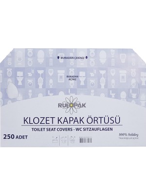 Braventa Collection Rulopak R-2613 Klozet Kapak Örtüsü