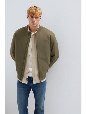 Mavi Erkek Nakışlı Kahverengi Ceket 0110774-87538