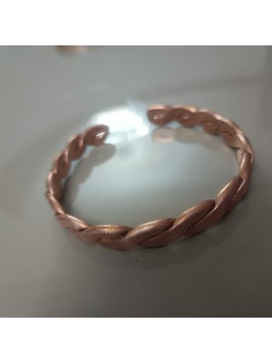 Neefy Saf Bakır El Işçiliği Ince ve Şık Bileklik