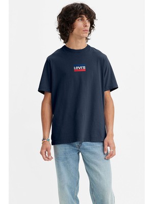 Levi's Erkek Lacivert Bisiklet Yaka Tişört 22491-1290
