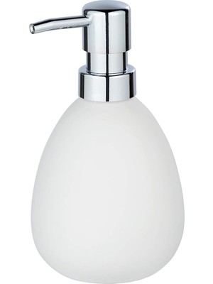 Braventa Collection Wenko Polaris Sabunluk Mat Beyaz Seramik Sıvı Sabunluk Beyaz