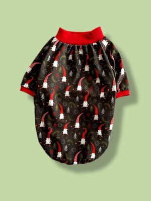 Feyza Design Sevimli Köpek T-Shirt, Yılbaşı Temalı, Renkli ve Rahat Giyim, Köpekler Için