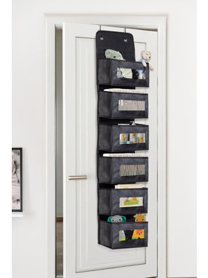 6 Katlı Kapı Arkası Düzenleyici Askılı Organizer