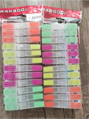 PremiumPort Renkli Silikon Mandal Seti, 72 Parça, Çok Amaçlı ve Dayanıklı