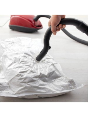 PremiumPort Şeffaf Vakumlu Hurç Seti 67X100 Cm, 2'li Paket, Hava Geçirmez ve Pratik