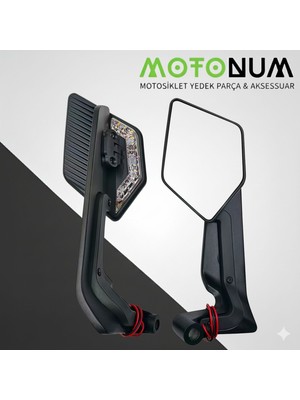 Motonum Kuba Çita 50R Gold Kanat Ayna-Sinyalli AERODINAMIK-A00951