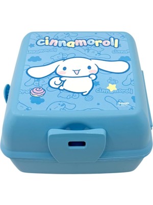 Braventa Collection Wiggle Cinnamoroll Temalı Lisanslı 4 Bölmeli Plastik Çocuk Beslenme Kutusu - Yemek Saklama Kabı Kaşı