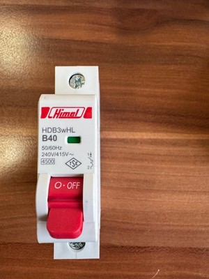 Himel 1X40A B 4,5ka Otomatik Sigorta Devre Kesici