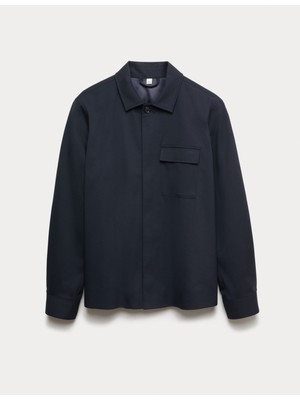 Marks & Spencer Pamuk Karışımlı Gömlek Ceket