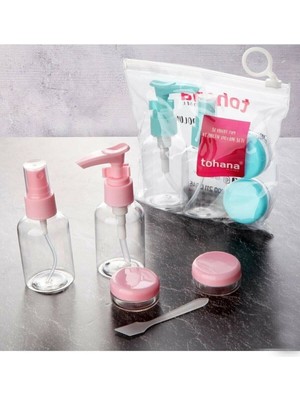 PremiumPort Pratik Seyahat Kozmetik Çantası, Düzenli ve Şık Organizer Seti